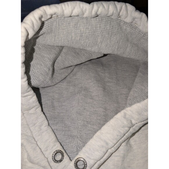 American Eagle Outfitters Hoodie Sweatshirt Men's XL Gray Red Logo Graphic Y2K * - Picture 6 of 10